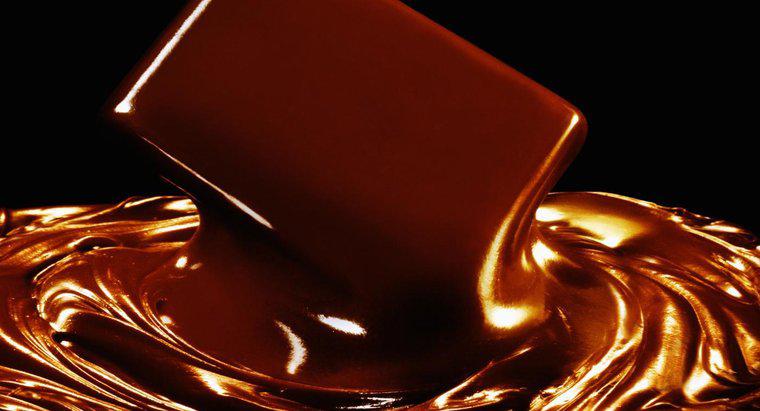 ¿Cuál es el punto de fusión del chocolate?