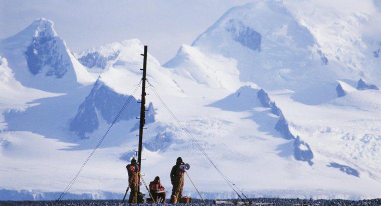 ¿Qué tipo de cosas estudian los científicos en la Antártida?