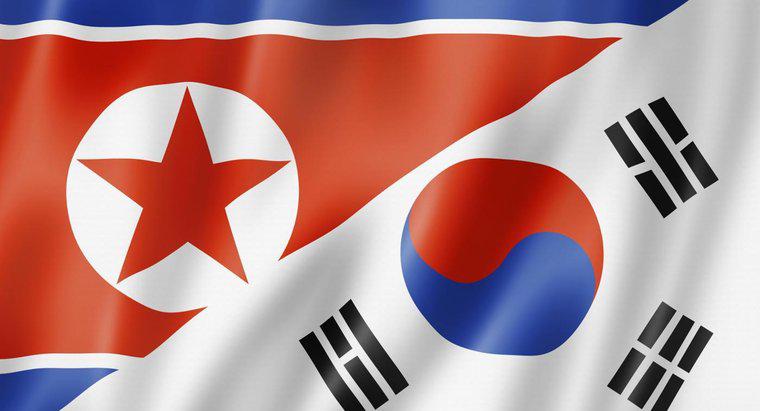 ¿Cuándo se dividieron Corea del Norte y del Norte?