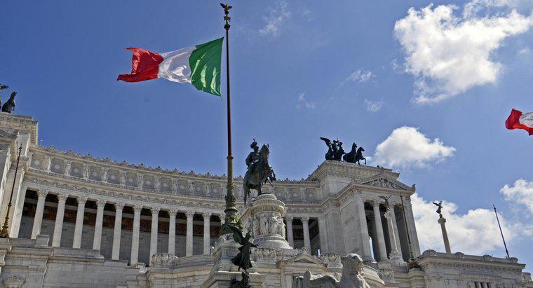 ¿Qué representan los colores de la bandera italiana?