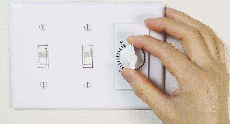¿Qué son las instrucciones para configurar un temporizador de interruptor de pared intermático?