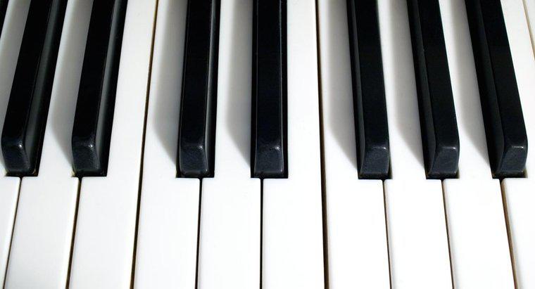 ¿De qué están hechas las teclas del piano?