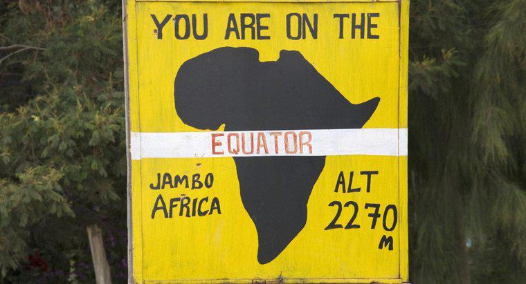 ¿Qué países africanos atraviesa el ecuador?