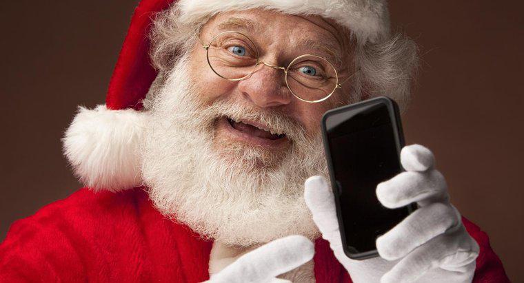 ¿Puede un niño enviar un mensaje de texto a Santa Claus?
