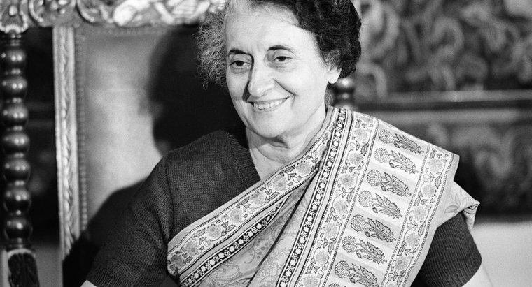 ¿Por qué es famoso Indira Gandhi?