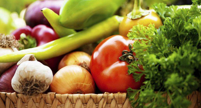 ¿Cuántos tipos diferentes de verduras hay?