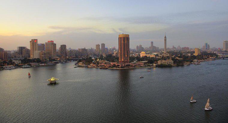 ¿En qué mar fluye el río Nilo?