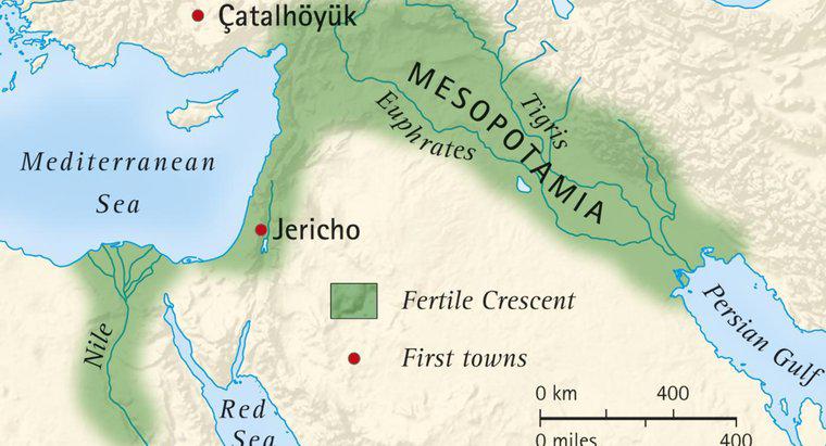 ¿Cuál era la población de mesopotamia?
