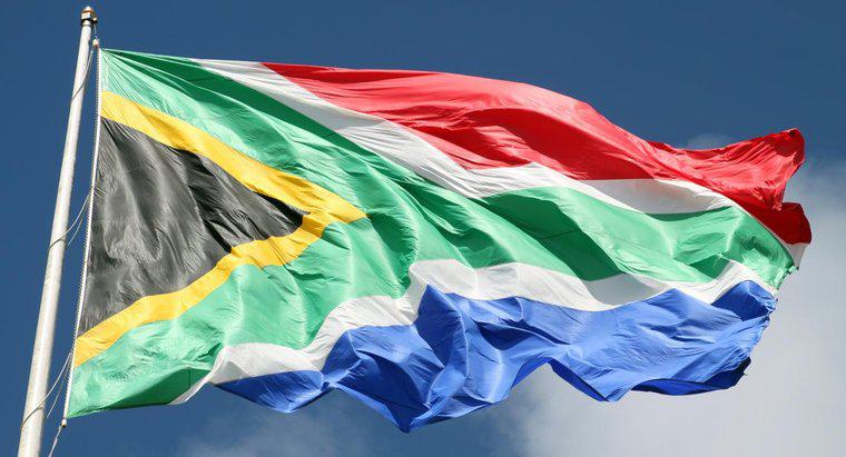 ¿Qué significan los colores de la bandera sudafricana?