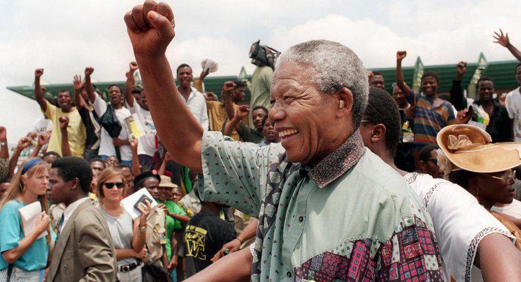 ¿Cuándo Nelson Mandela se convirtió en presidente?