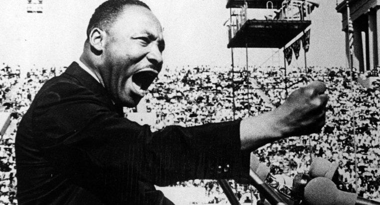 ¿Dónde dio MLK su discurso "Tengo un sueño"?