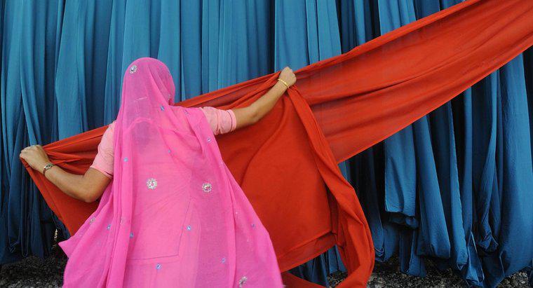 ¿Cuáles son los nombres de los diferentes tipos de seda en la India?