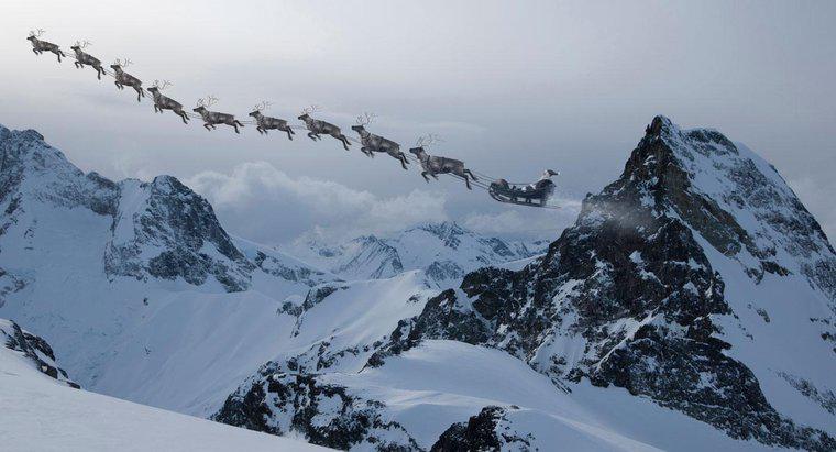 ¿Cuántos renos tiraron del trineo de Papá Noel?