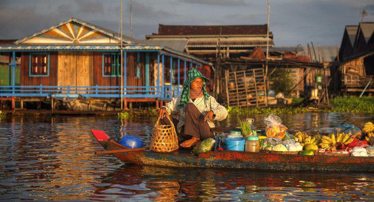 ¿Cómo se ganan la vida las personas en Camboya?