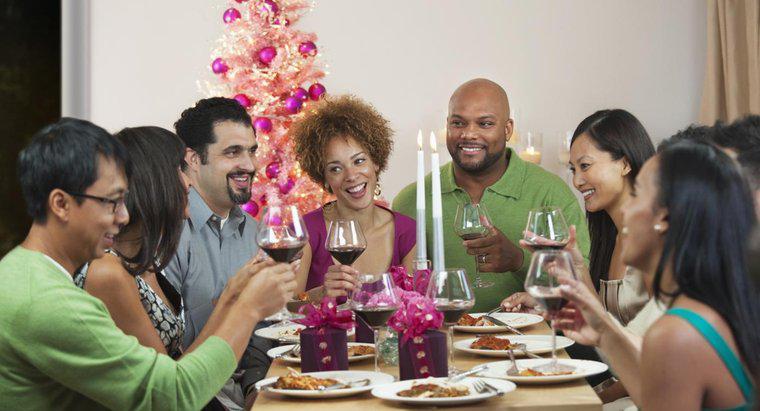 ¿Qué se puede incluir en las gracias a la cena de Navidad?