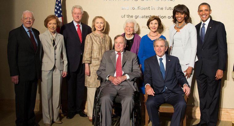 ¿Quiénes fueron los últimos 10 presidentes de los Estados Unidos?