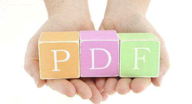 ¿Qué significa PDF?