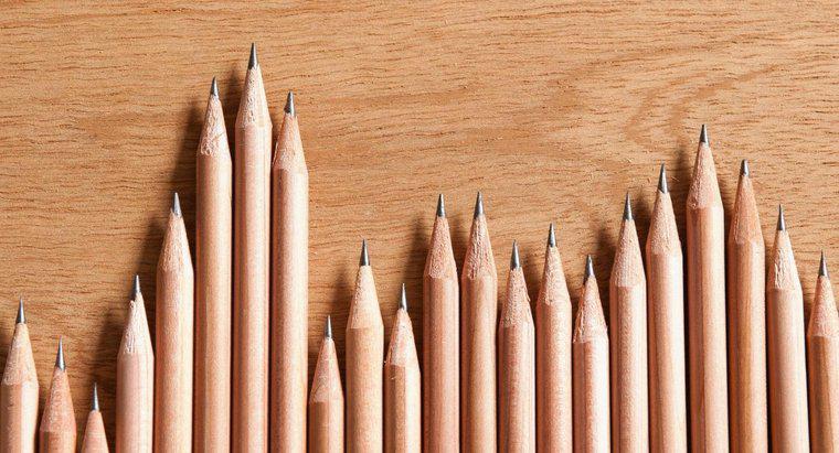 ¿Cuál es la densidad de un lápiz?