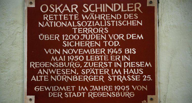 ¿Cómo murió Oskar Schindler?