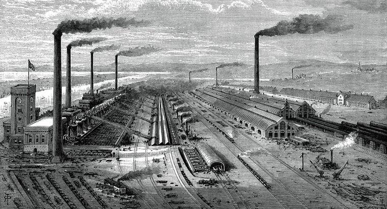 ¿Cuáles son algunos hechos interesantes sobre la revolución industrial?