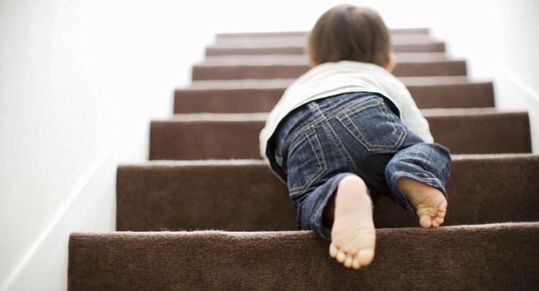 ¿Cuántos pasos hay en un tramo de escaleras?