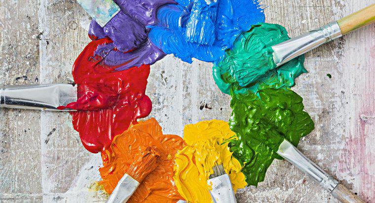 ¿Qué es un gráfico de mezcla de colores de pintura?