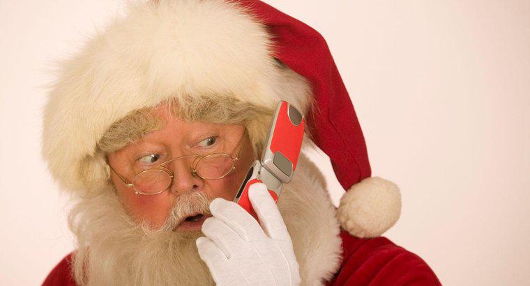 ¿Cuál es el número de teléfono de Santa?